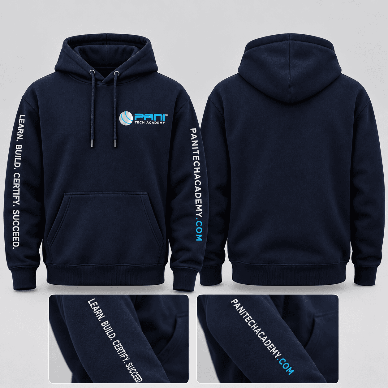 PaniTech Academy Signature Navy Hoodie