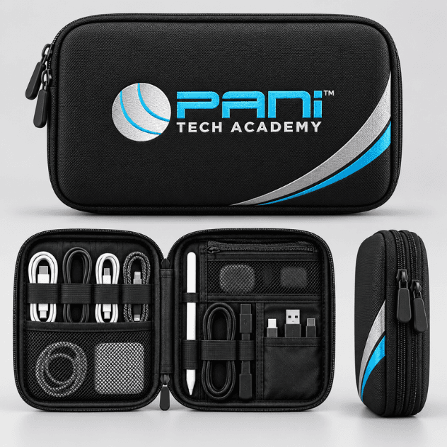 PaniTech Academy Signature Tech Organizer Pouch