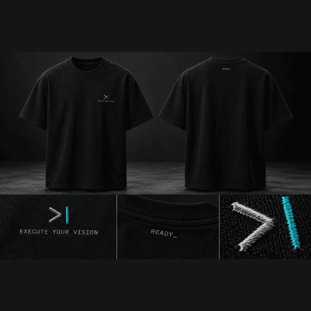 "Execute Your Vision" Premium Command Line Tee